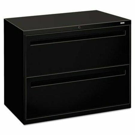 Hon HON, 700 SERIES TWO-DRAWER LATERAL FILE, 36W X 18D X 28H, BLACK 782LP